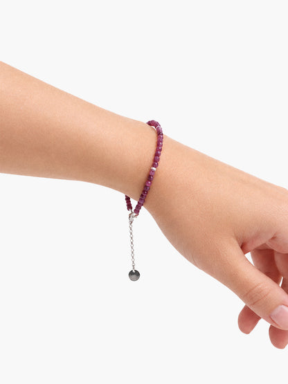 RUBY & PEARLS BRACELET