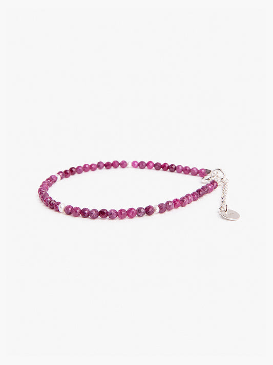 RUBY & PEARLS BRACELET